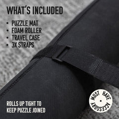 Angora Brands puzzle mat roll-up durable materials for long-lasting use.