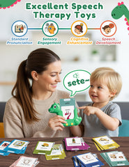 ANhovno dinosaur flashcards feature adjustable volume for comfortable listening