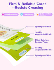 ANhovno portable learning cards ideal for travel and on-the-go study.