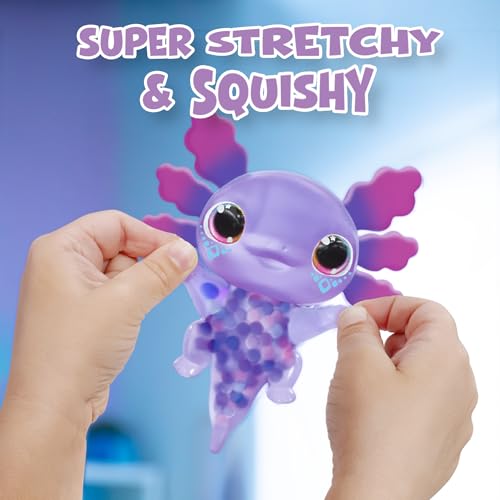 Animagic exclusive purple axolotl included for collectable glow-in-play.