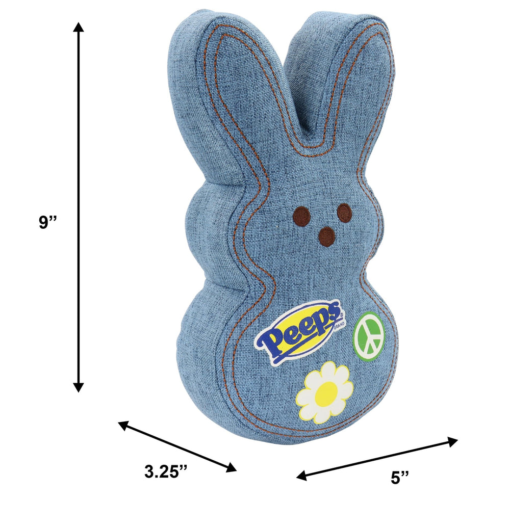 Animal Adventure Shaggy Bunny Peeps close-up shows ultra-soft fabric for hugs.