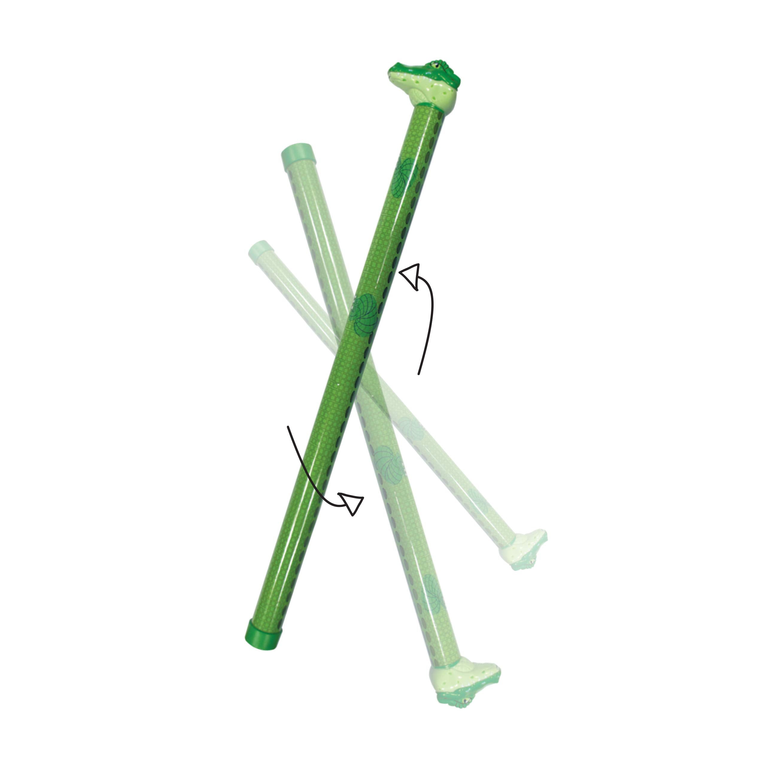 Animal Groan Tubes twist and shake to create engaging sounds.