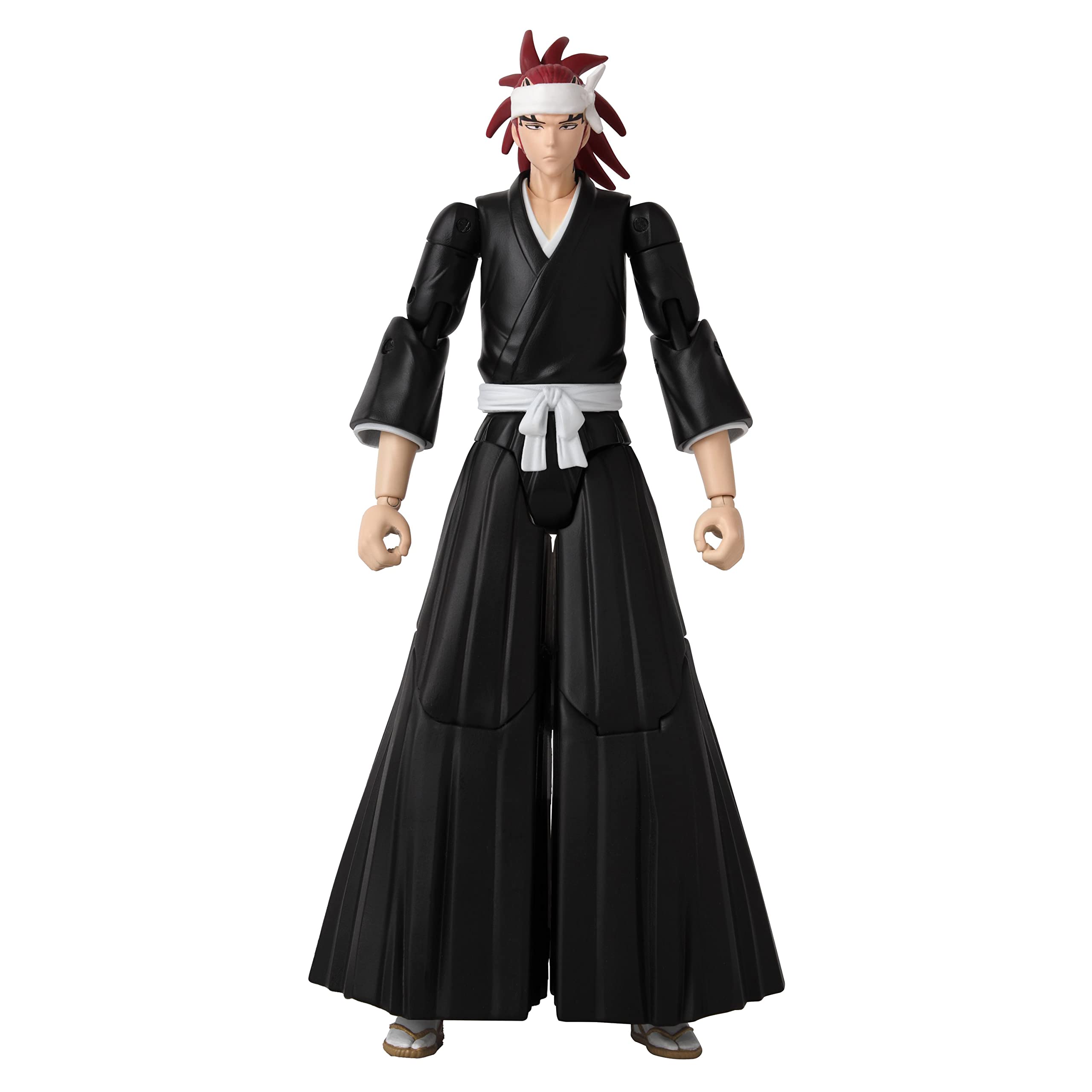ANIME HEROES Bleach Renji face sculpt highlights likeness for premium display.