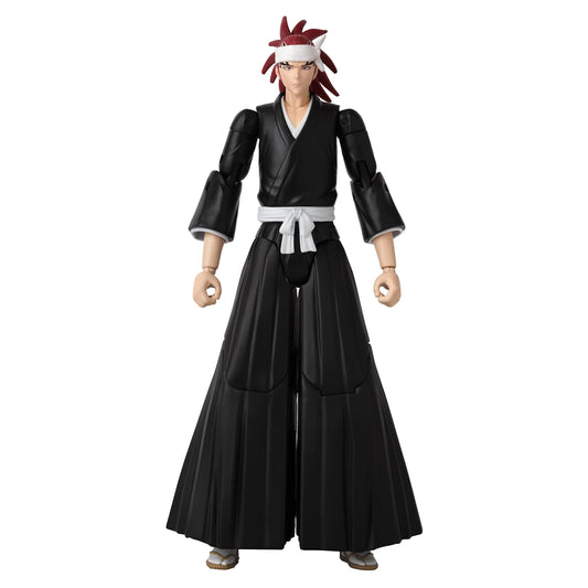 ANIME HEROES Bleach Renji face sculpt highlights likeness for premium display.