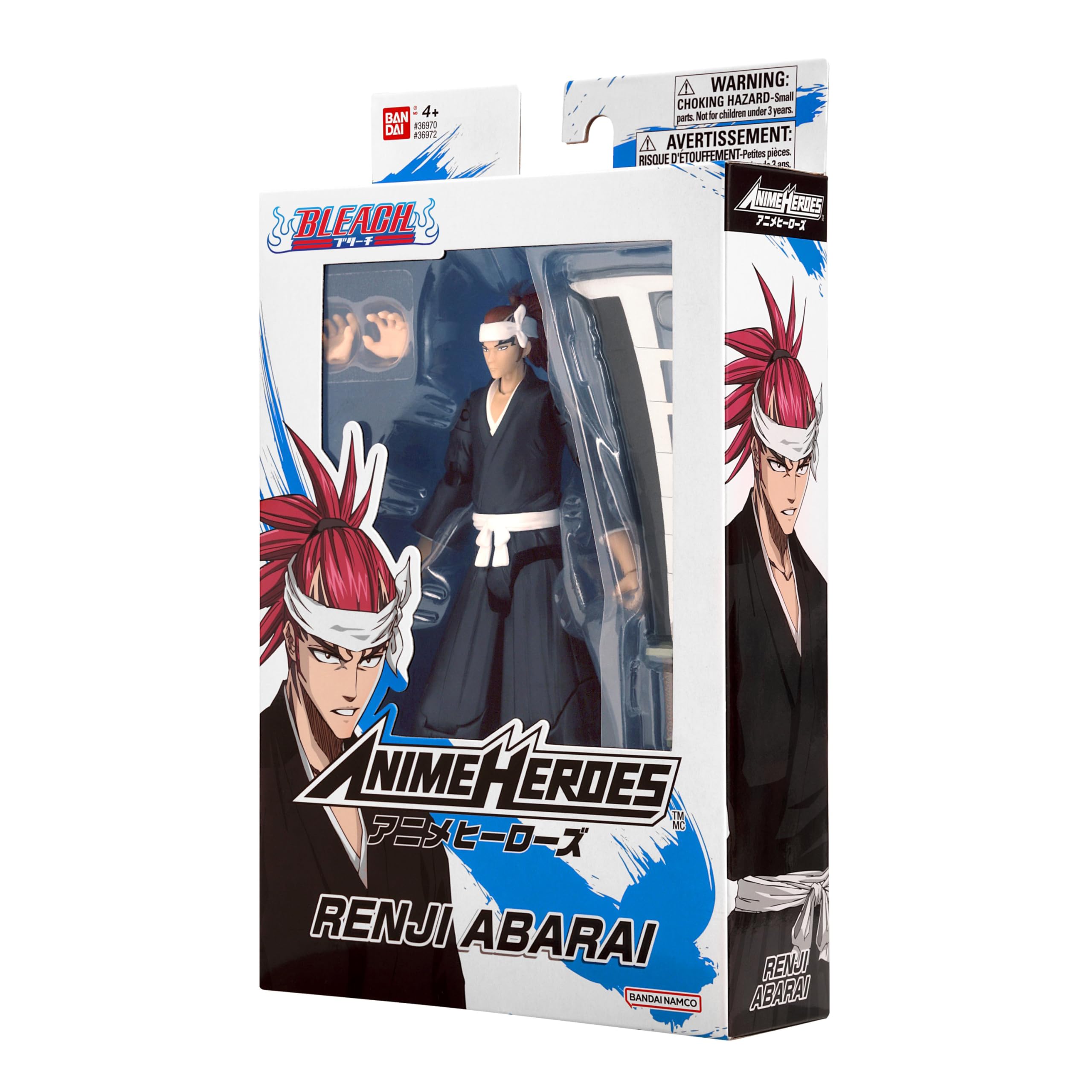 ANIME HEROES Bleach Renji likeness accuracy enhances fan appreciation.