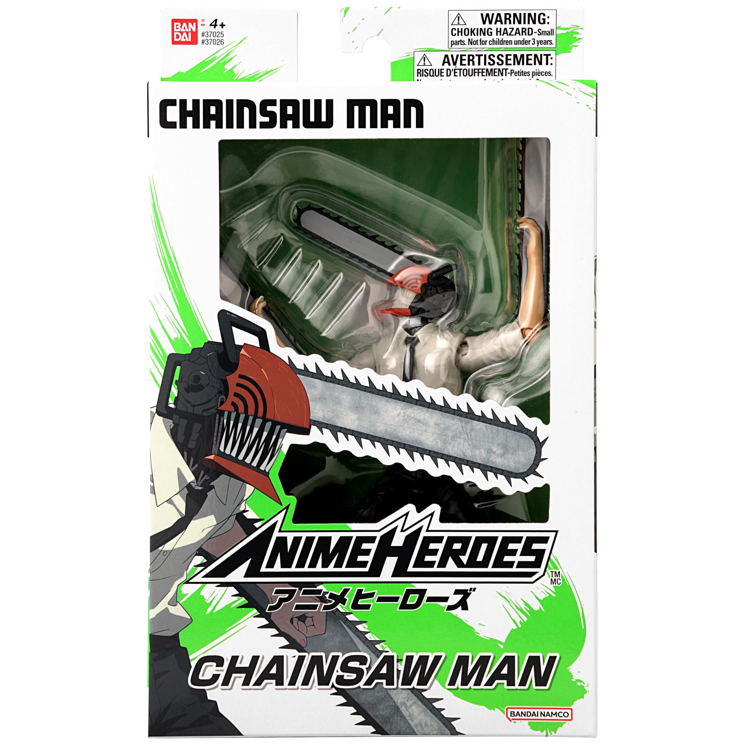 ANIME HEROES Chainsaw Man figure close-up sculpt highlighting fine details
