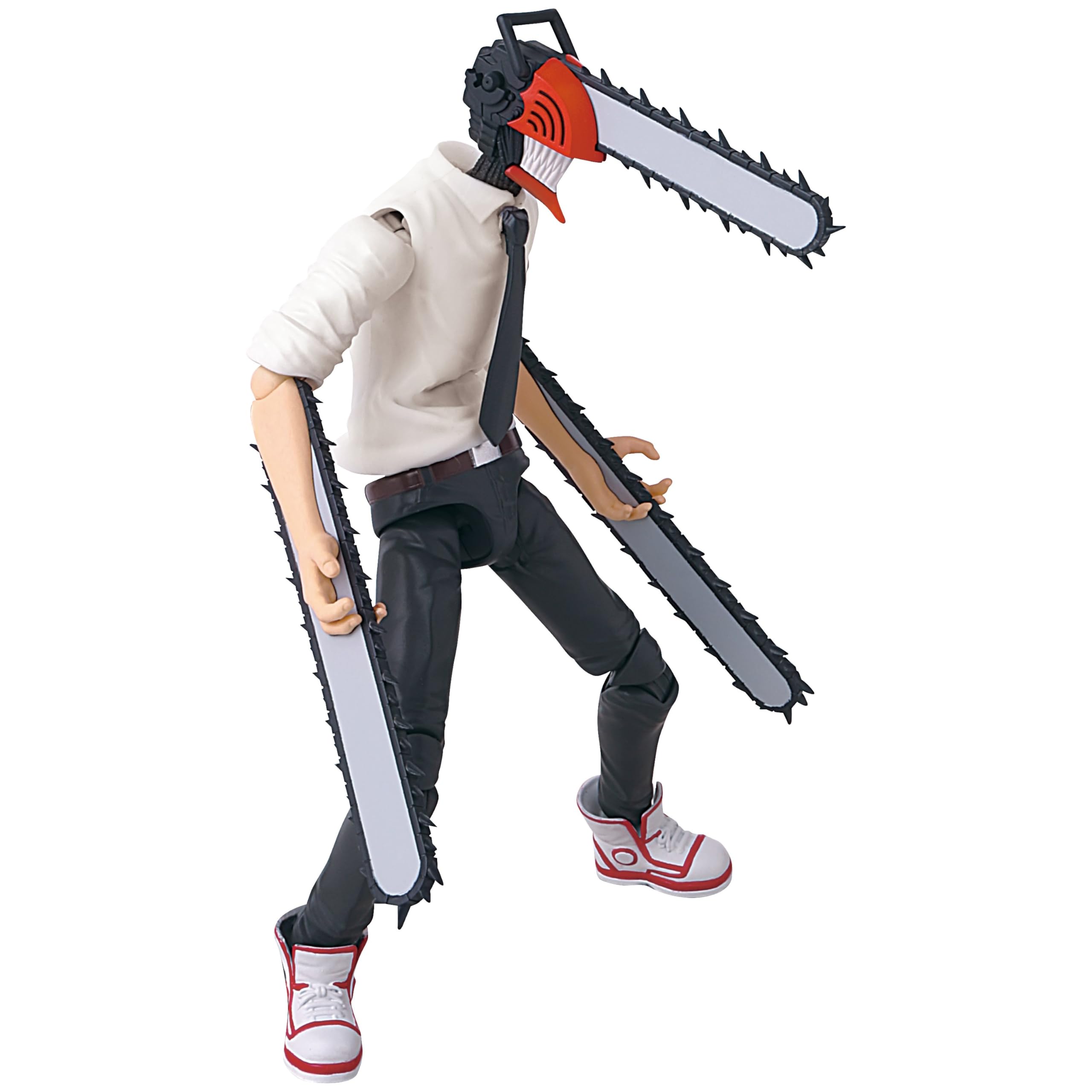 ANIME HEROES Chainsaw Man figure in dynamic pose showcases display versatility