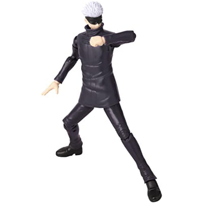 Anime Heroes Jujutsu Kaisen Satoru Gojo action figure front view for display.