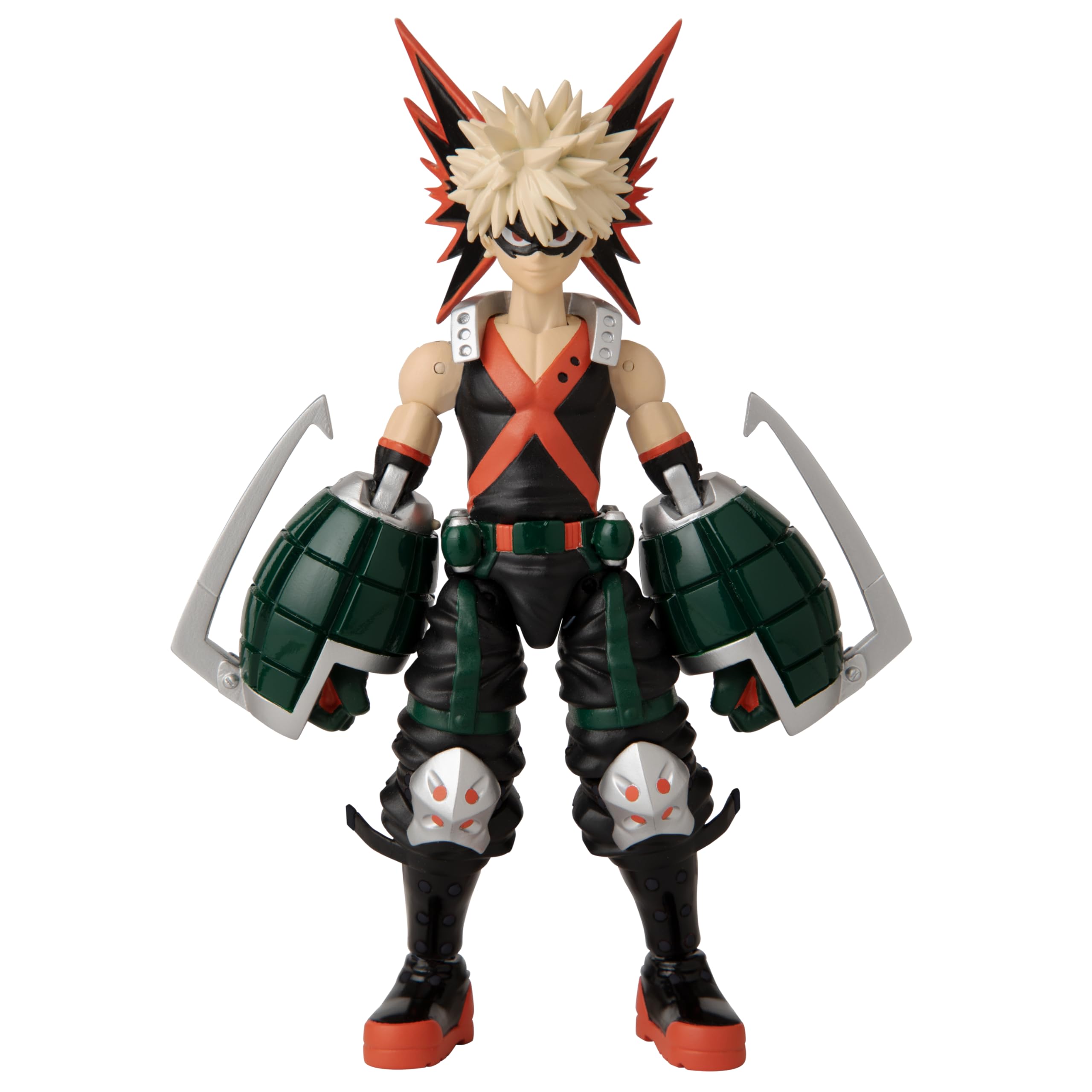 ANIME HEROES Katsuki Bakugo figure in dynamic pose inspires imaginative play.