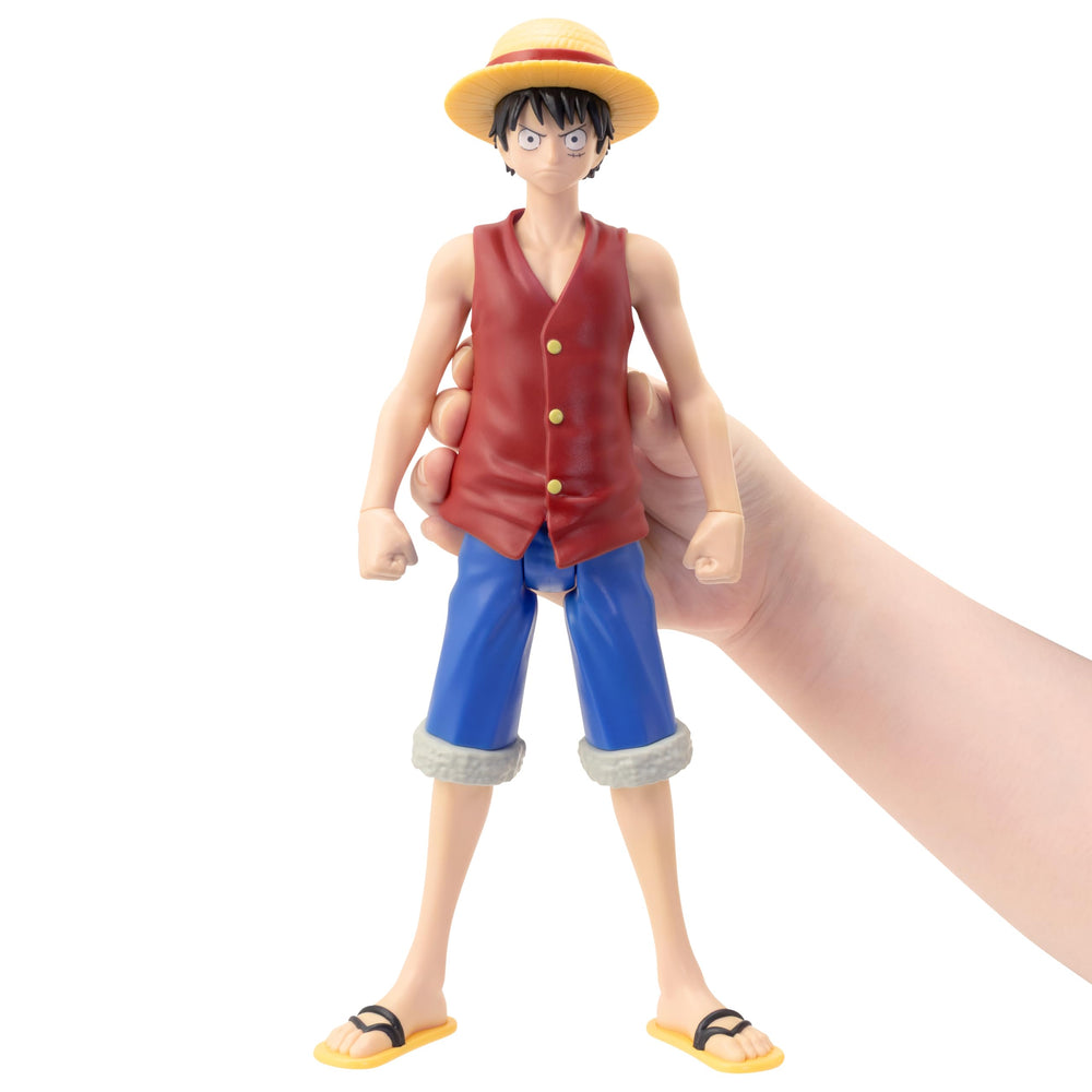 ANIME HEROES Luffy figure front-art detail for display shelves