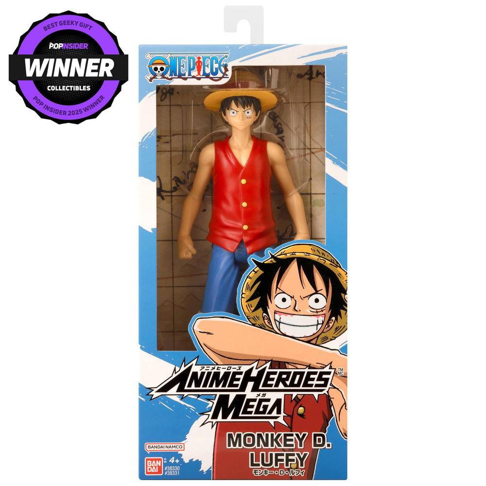 ANIME HEROES Luffy figure intricate texture and paint for lifelike look
