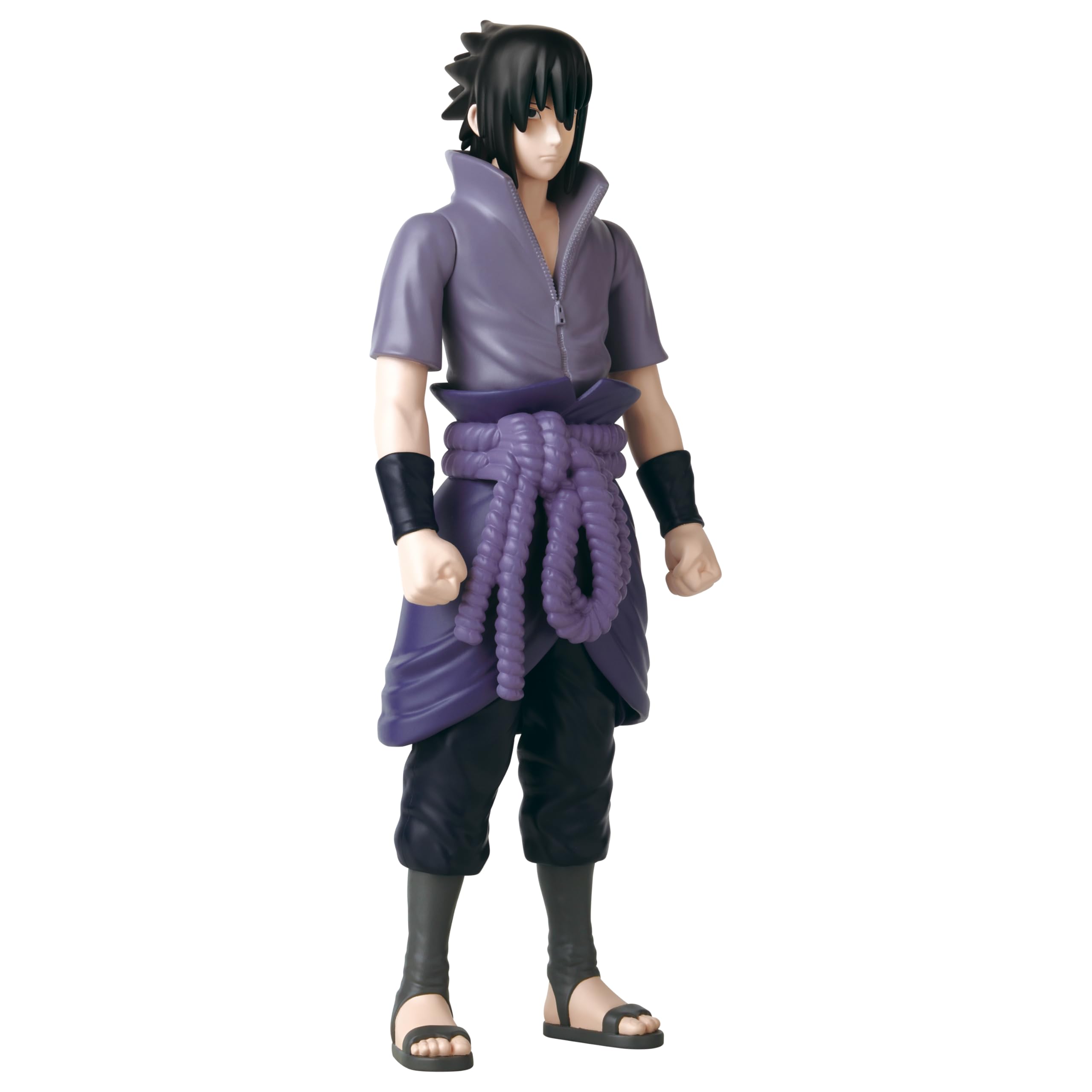 ANIME HEROES Mega Sasuke portrait detail highlights eyes and hair.