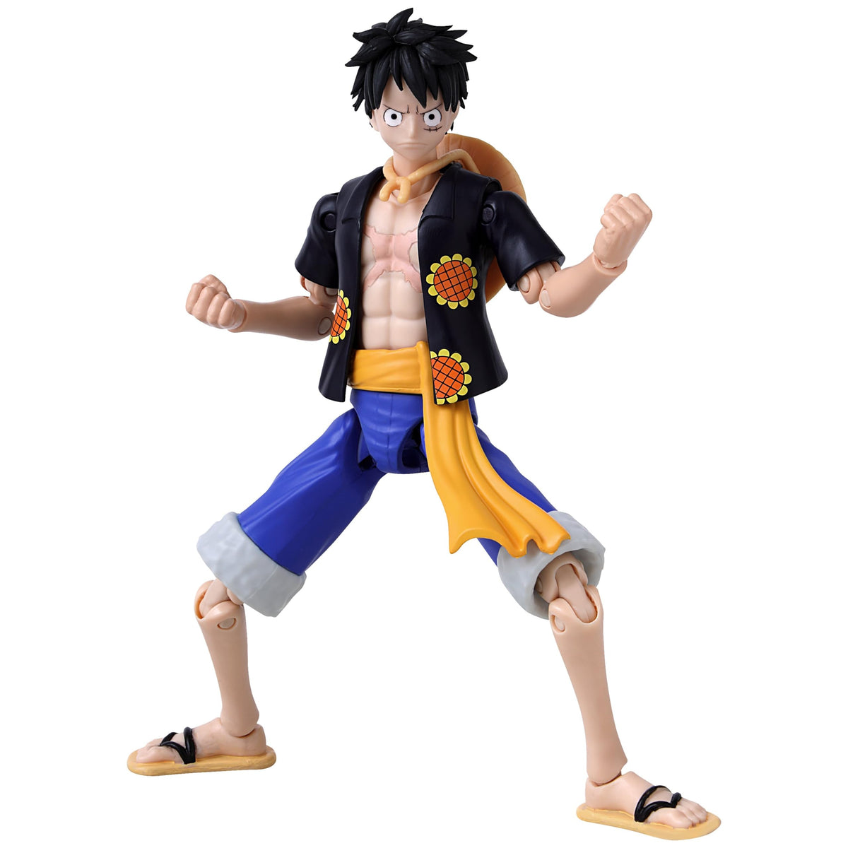 ANIME HEROES Monkey D. Luffy Dressrosa action figure with detailed likeness for display