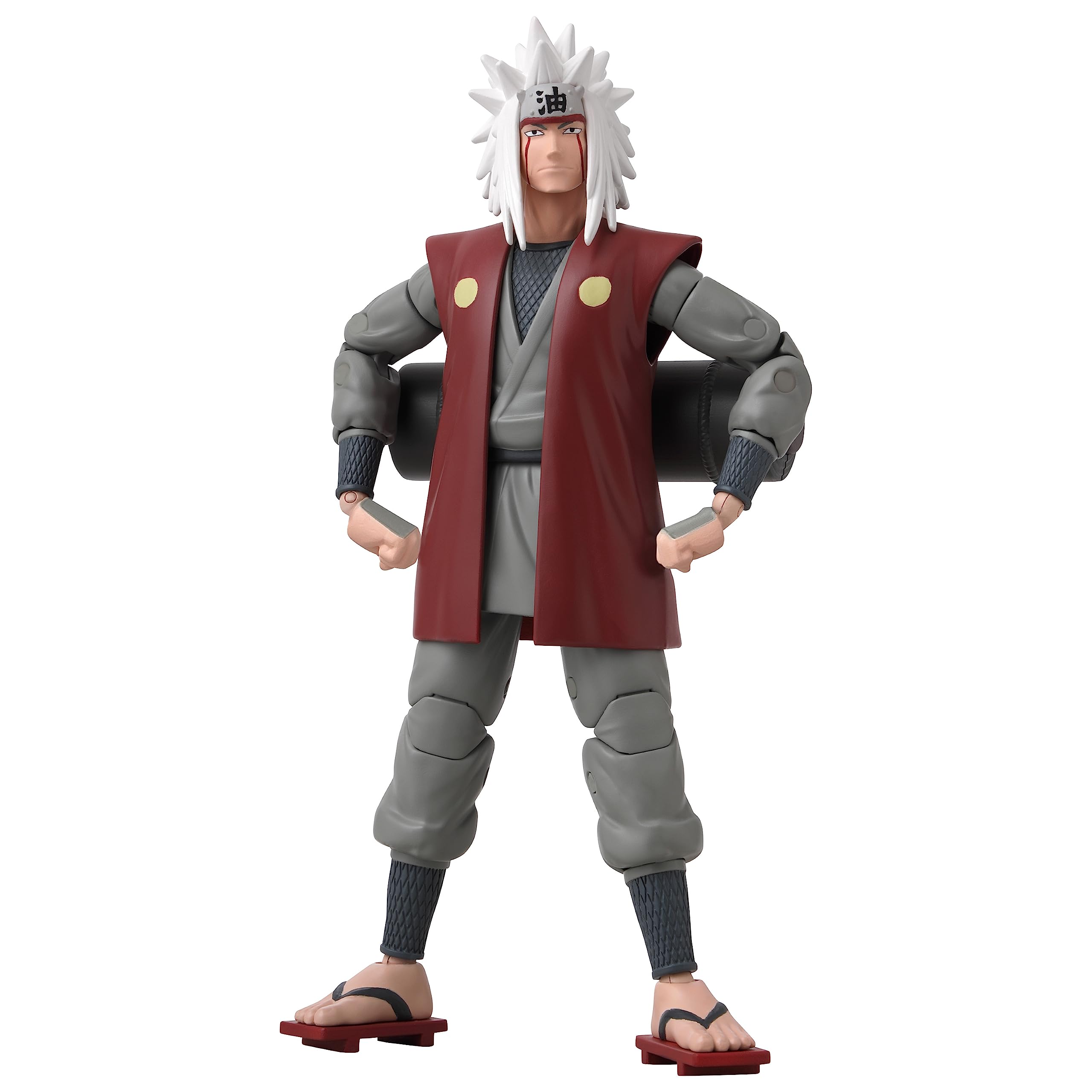 ANIME HEROES Naruto Jiraiya figure articulation pose for versatile scenes.