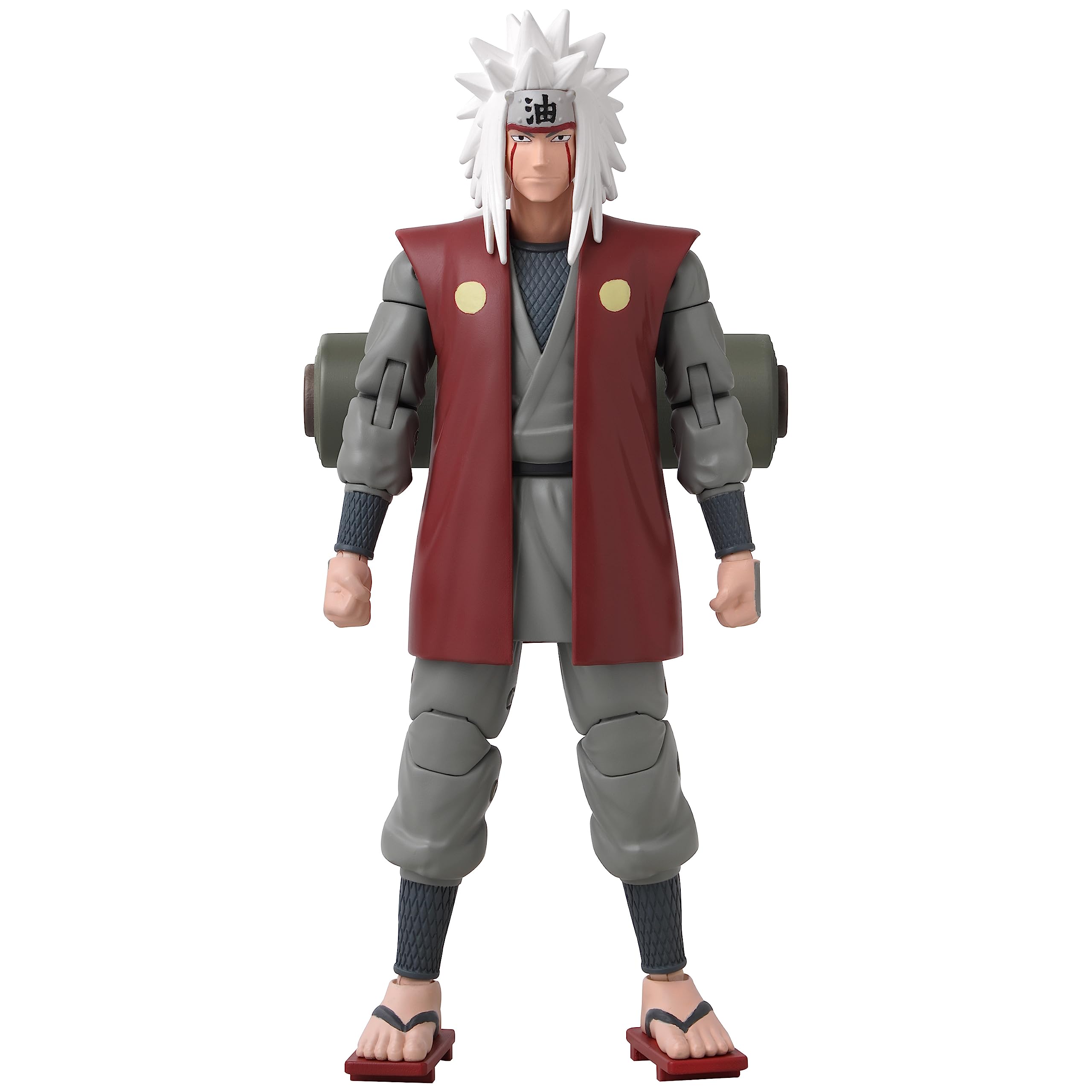 ANIME HEROES Naruto Jiraiya figure hands for custom poses and play.