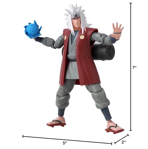 ANIME HEROES Naruto Jiraiya display-ready figure for shelf collection.