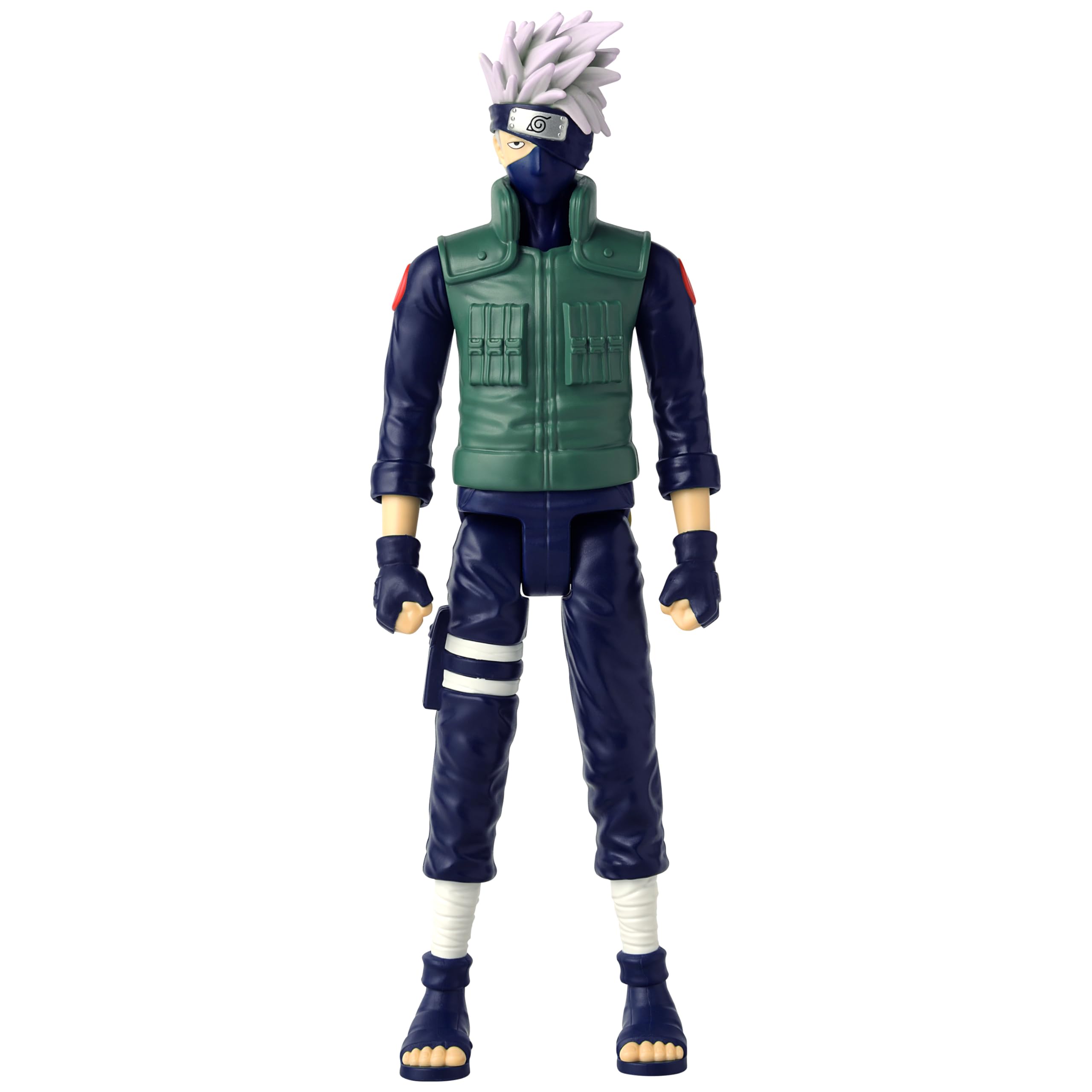 ANIME HEROES Naruto Kakashi 12-inch figure front view for display and collection