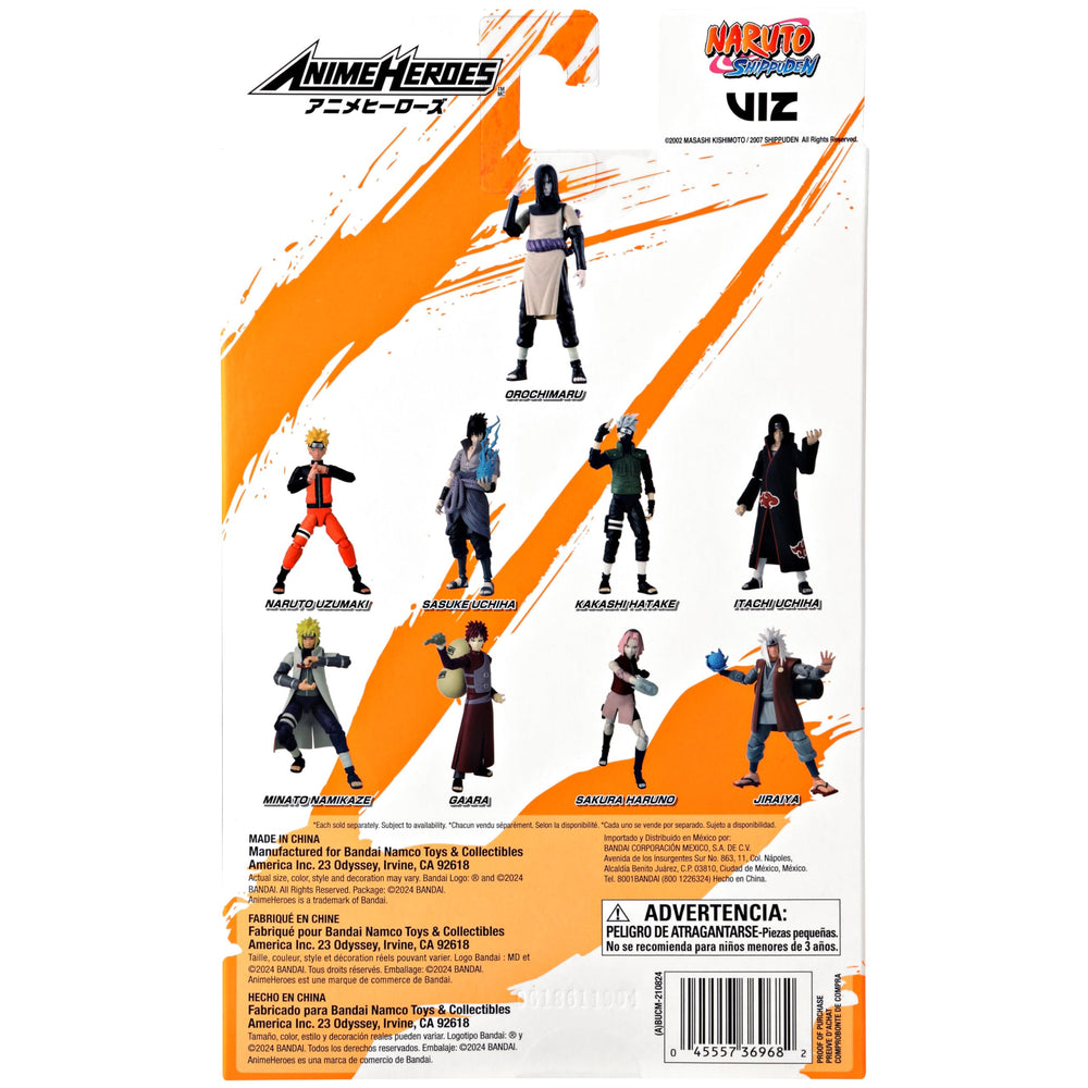 ANIME HEROES Naruto Orochimaru display-ready idea for shelves and photos