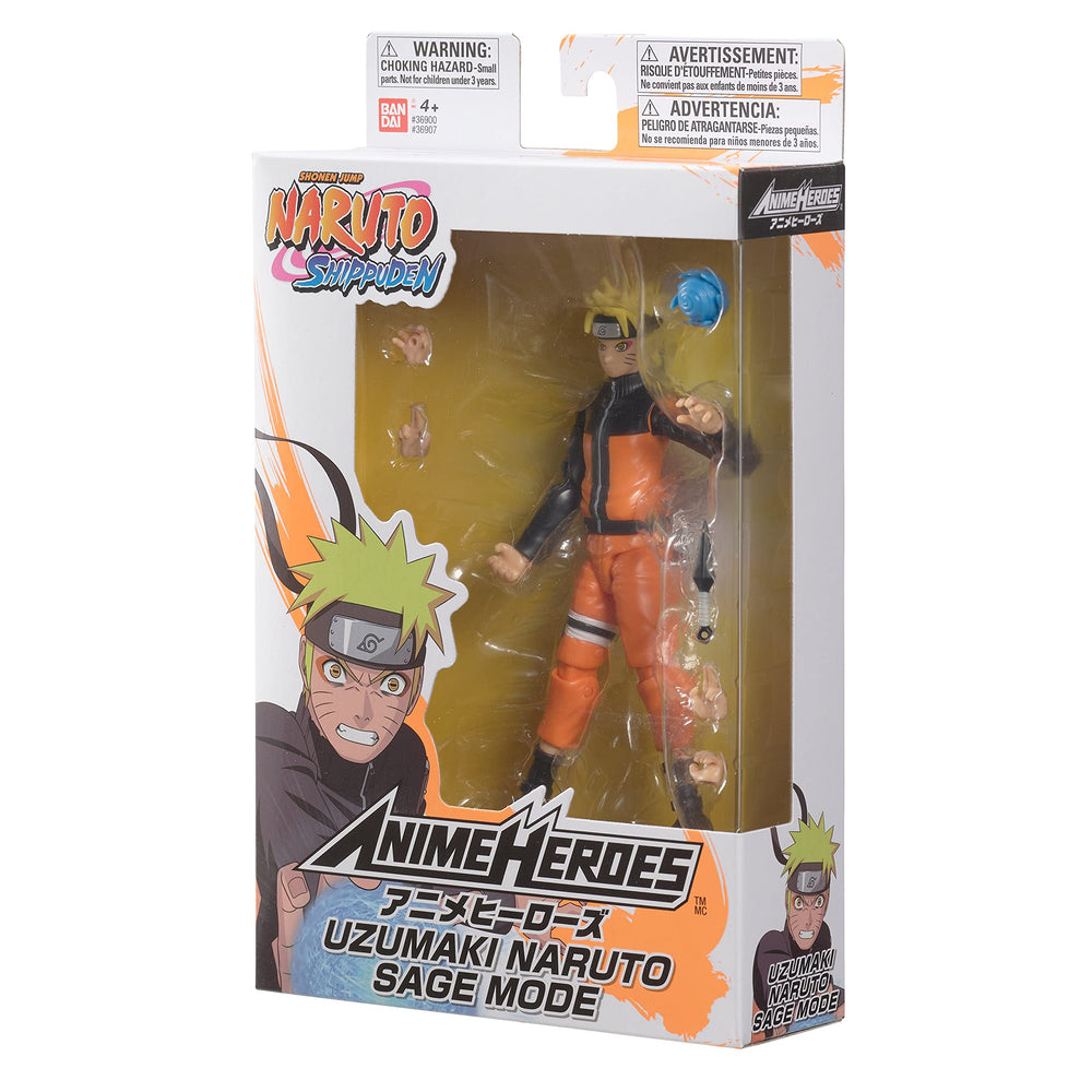 ANIME HEROES Naruto Sage Mode battle pose for imaginative play