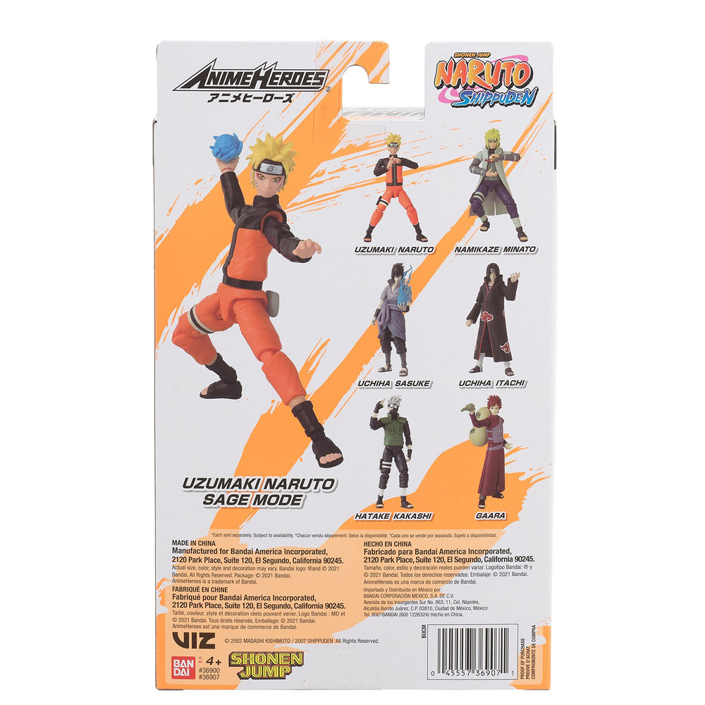 ANIME HEROES Naruto Sage Mode close-up detailing textures