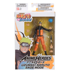 ANIME HEROES Naruto Sage Mode display-ready figure on shelf