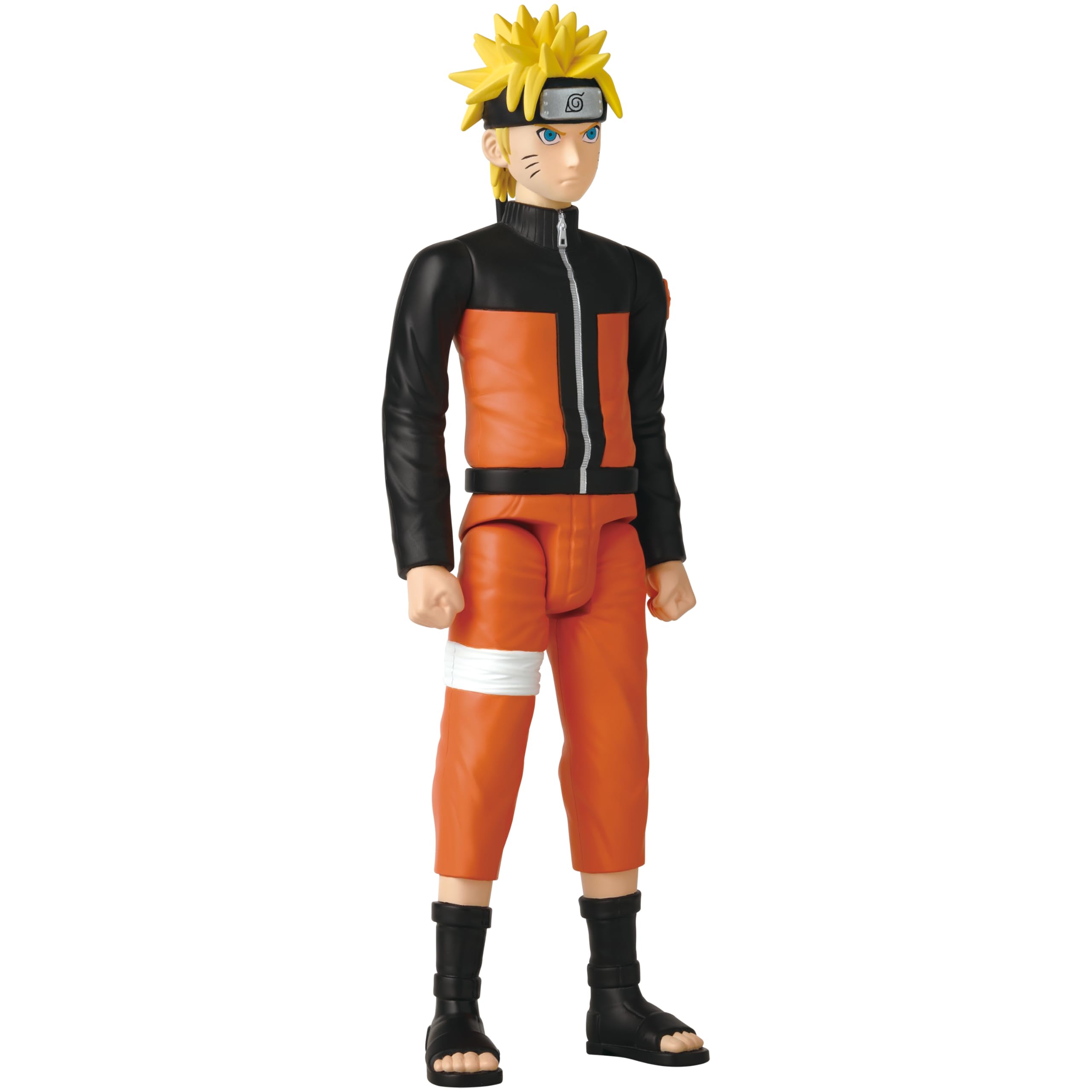 ANIME HEROES Naruto Uzumaki 12-inch close-up deco highlights authentic character styling.