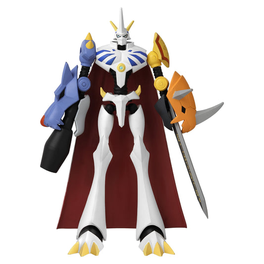 ANIME HEROES Omegamon articulation for dynamic posing.