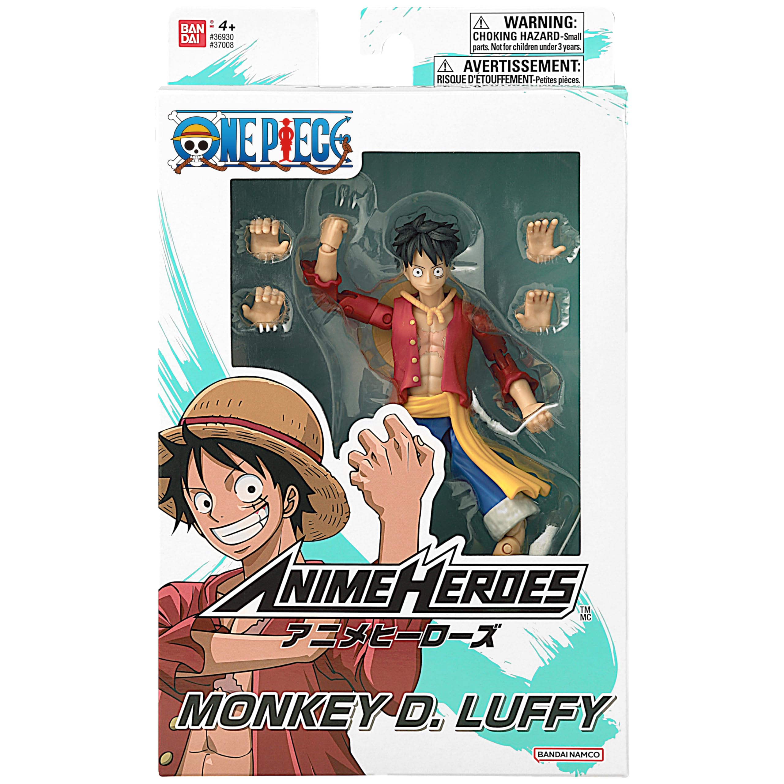 ANIME HEROES Luffy renewal figure display-ready presentation on your shelf