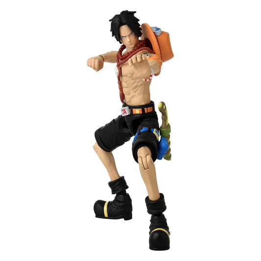 ANIME HEROES Portgas D. Ace action figure front view ideal for display and storytelling.