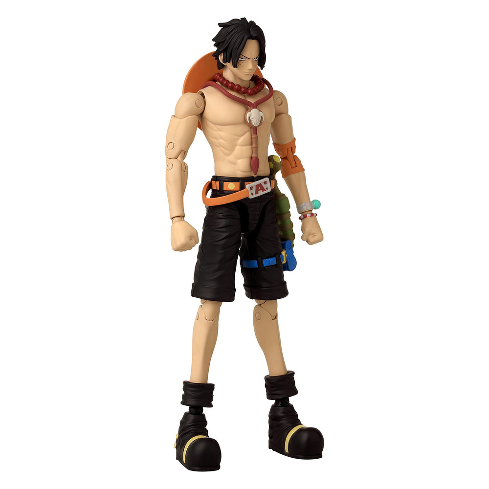 ANIME HEROES Portgas Ace figure interchangeable hands for varied poses.