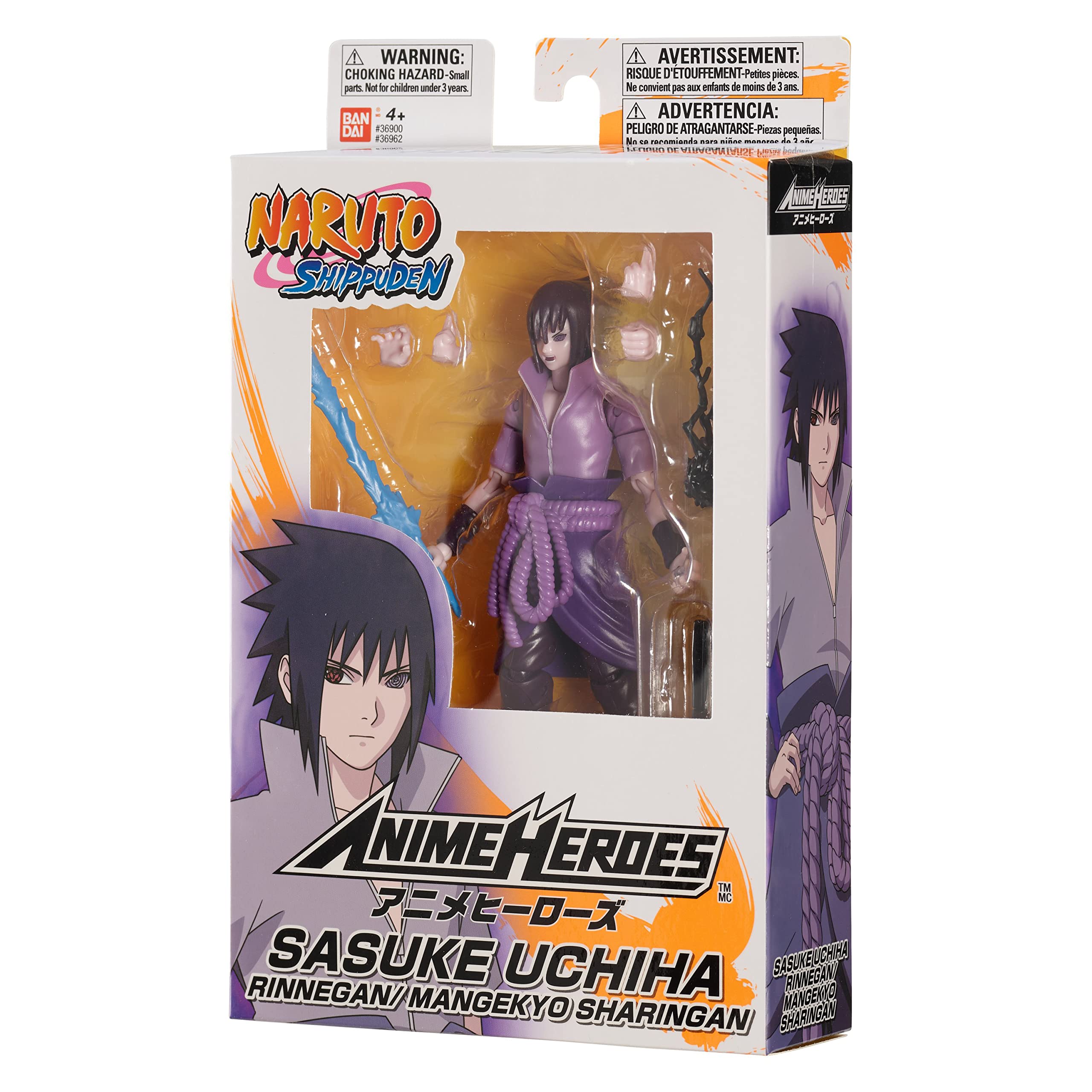 ANIME HEROES Sasuke detailed sculpt and textures for realism