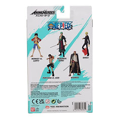 ANIME HEROES Shanks collectible display case enhances presentation