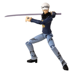 ANIME HEROES Trafalgar Law extra hands and accessories enable customization.
