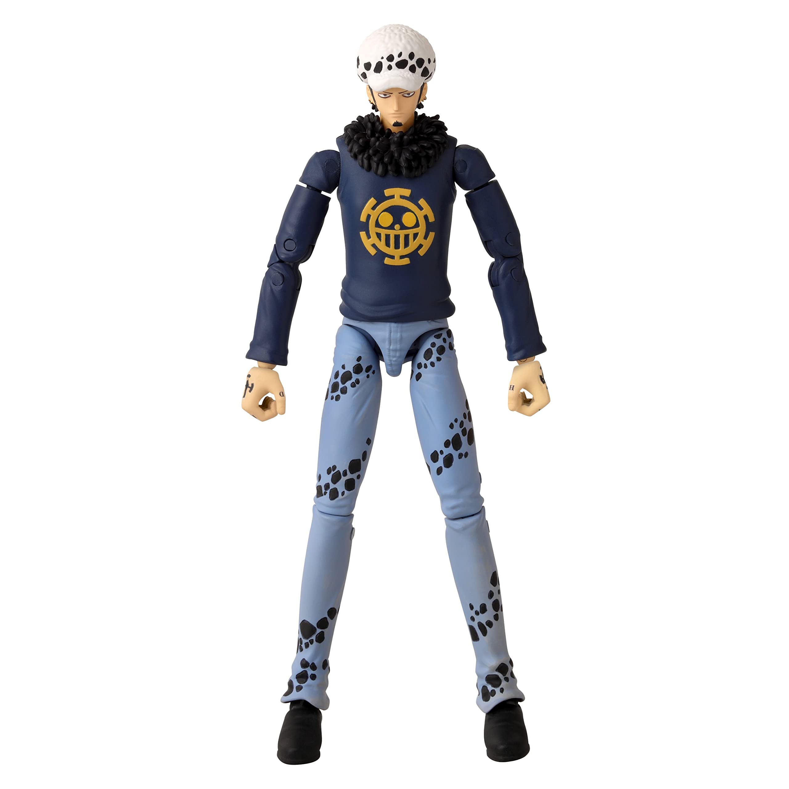 ANIME HEROES Trafalgar Law interchangeable faces offer varied expressions for storytelling.