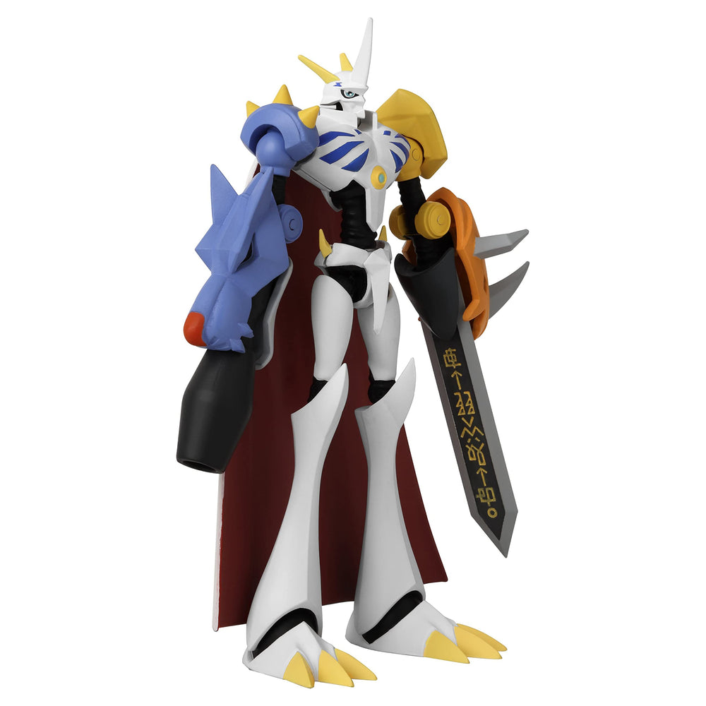 ANIME HEROES WarGreymon left-arm sword detail on Omegamon.
