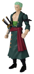 ANIME HEROES Zoro with switchable hands and accessories for versatile posing.