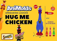 Animolds Hug Me Giant Rubber Chicken triggers a loud 45-second scream