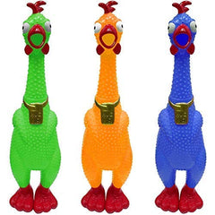 Durable construction of Animolds Hug Me Giant Rubber Chicken for repeated laughs