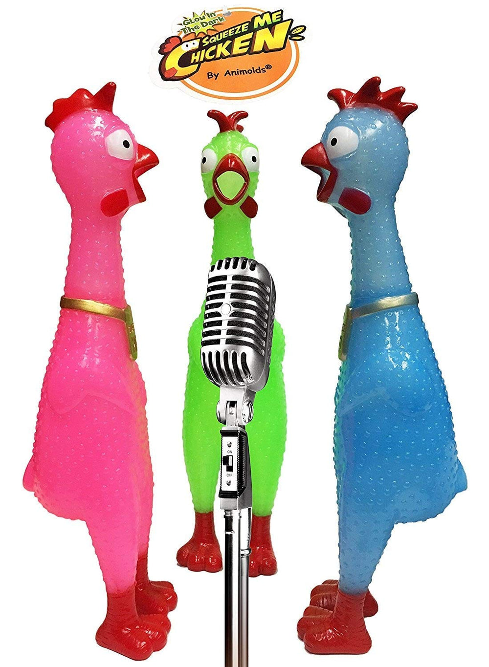 No batteries needed; the squeeze triggers a signature loud scream