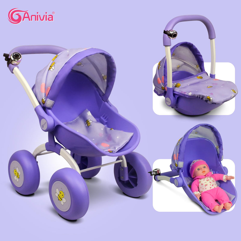 ANIVIA DT301 Purple rear view showing sturdy frame for durable play