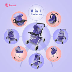 ANIVIA doll swing providing gentle rocking for lifelike pretend play