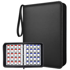 ANIXITECH 300-slots binder front view showing ample storage for game cards and accessories