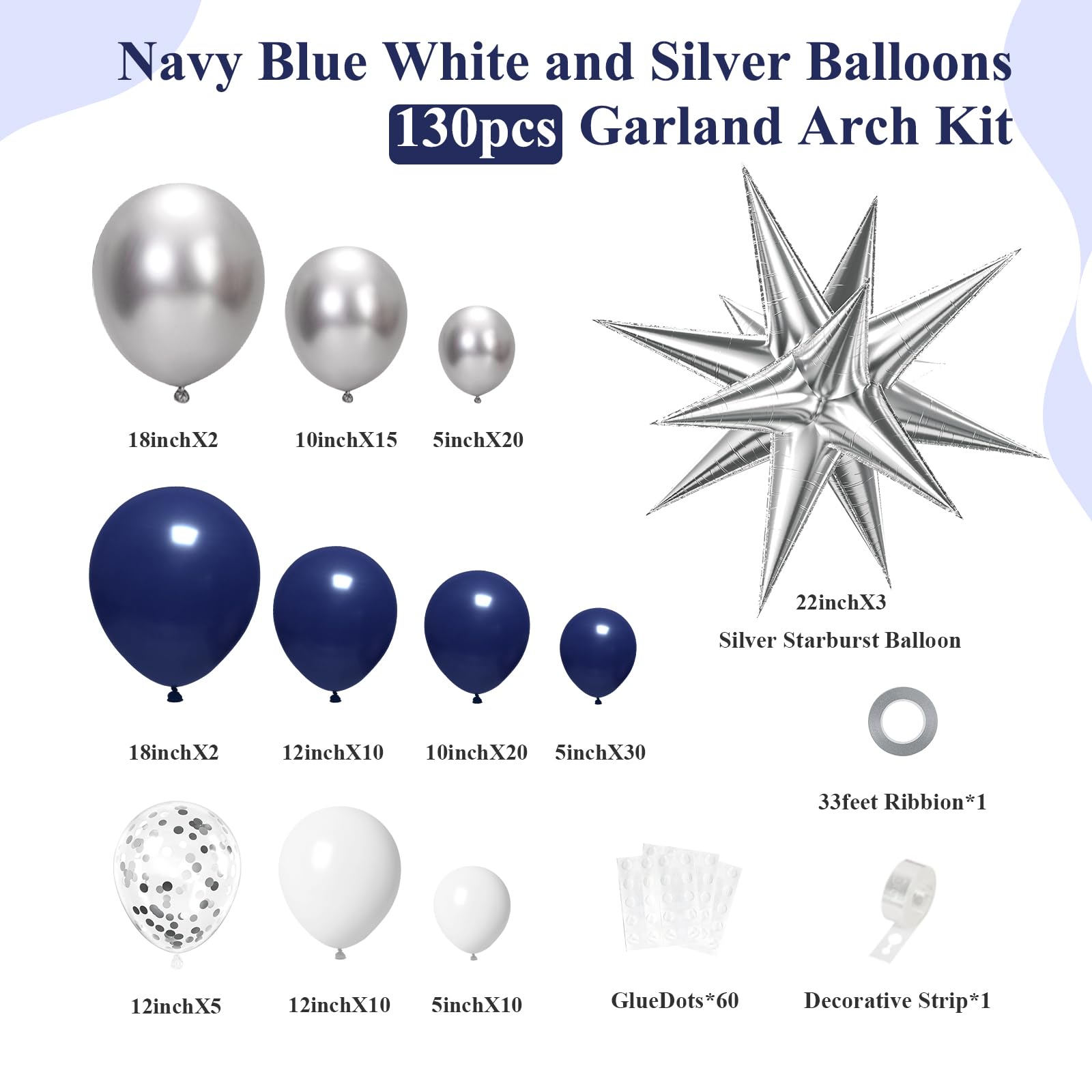 Anjerlfu silver balloons provide a sparkling celebration accent