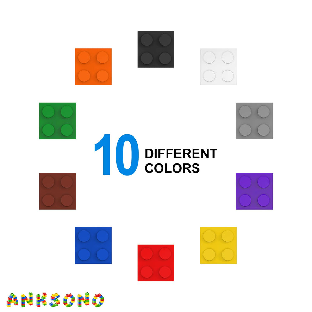 Anksono bricks enable creative buildings, cars, and trains