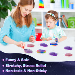 Ankyle galaxy slime party favors ready for gift bags and celebrations.