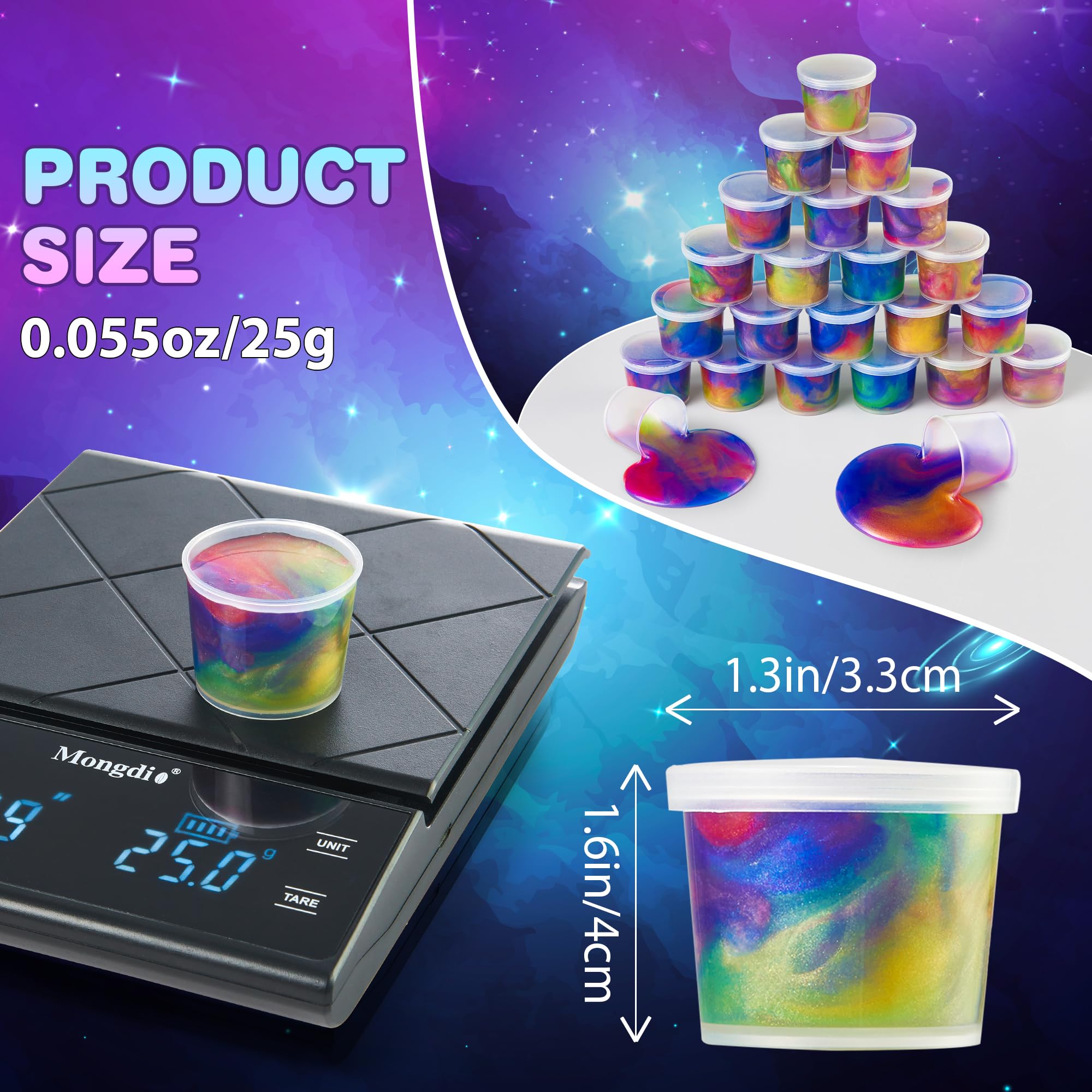 Ankyle galaxy slime storage lid helps keep texture fresh and reusable.