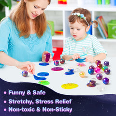 Ankyle stress-relief slime putty offers calming play.