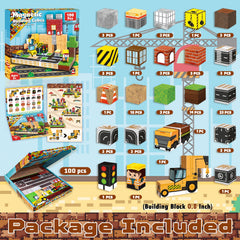 Annexfun crane-truck construction set ready for imaginative building
