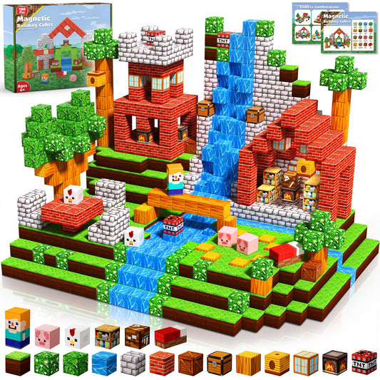 Annexfun Grassland Blocks 100pcs set boosts creativity through imaginative construction play.