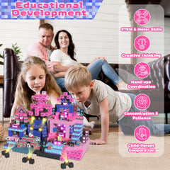 Annexfun guidebook inspires children to build scenes with engaging stories and patterns.